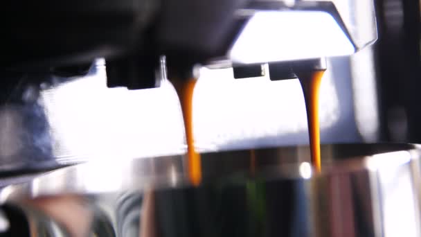 自动咖啡机 — 图库视频影像