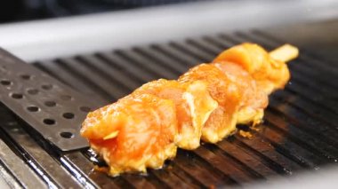  taze lezzetli barbekü et