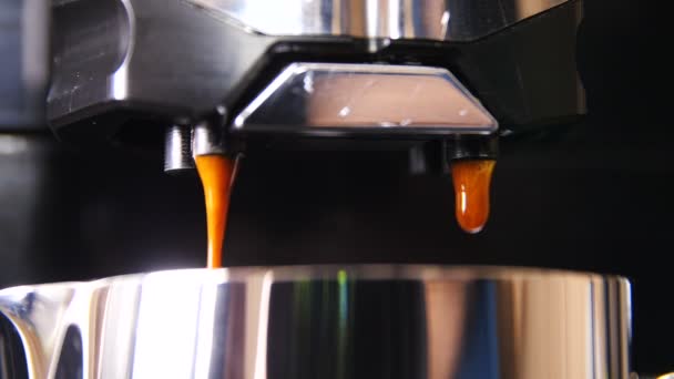 Automatische koffiezetapparaat — Stockvideo