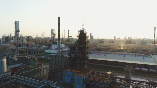 Газу та нафти ремонтний завод — стокове відео