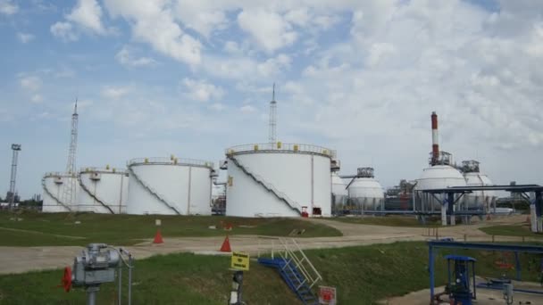 Zakład napraw gazu i ropy naftowej — Wideo stockowe