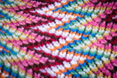 portre lookthreads üzerinde renkli atkı