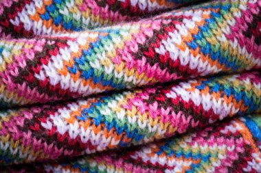 portre lookthreads üzerinde renkli atkı