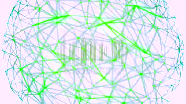 Medizin, Molekül, Abstraktes — Stockvideo