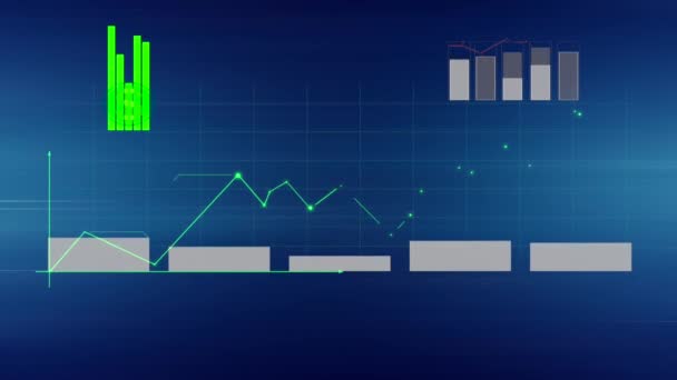 Financial consulting , diagram — Stock Video