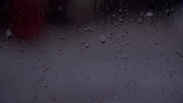 Lluvia Gotas fondo — Vídeo de stock