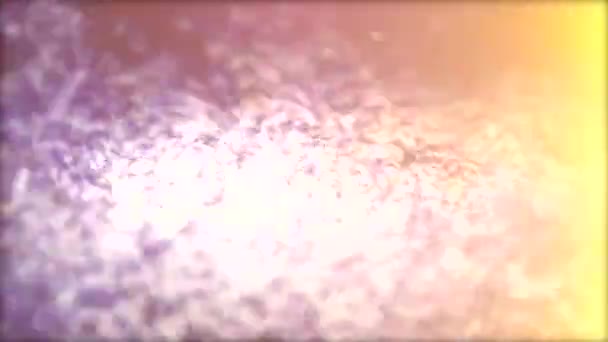 Bolle d'acqua al rallentatore, bolle fresche che cadono in acqua — Video Stock