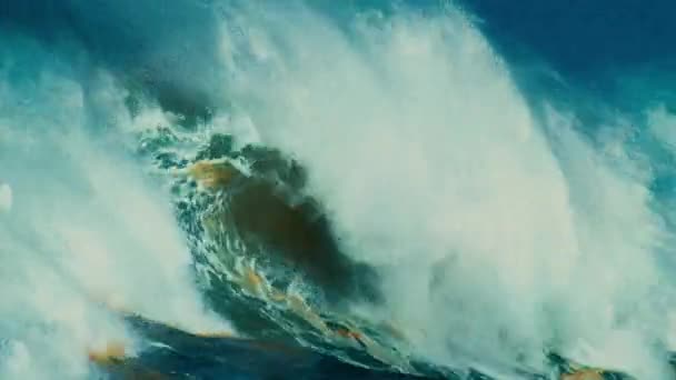 Vlny tsunami, Tsunami, bouře, hurikán — Stock video