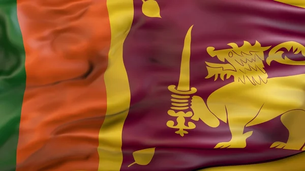 Bandeira de renúncia de Sri Lanka — Fotografia de Stock