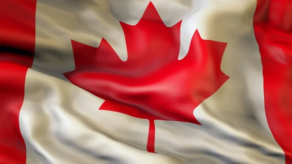 Отказ от флага Канады — стоковое фото