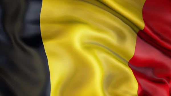 Verzicht auf belgische Flagge — Stockfoto