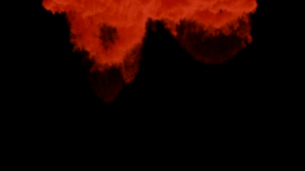 Encre. Encre colorée dans l'eau  