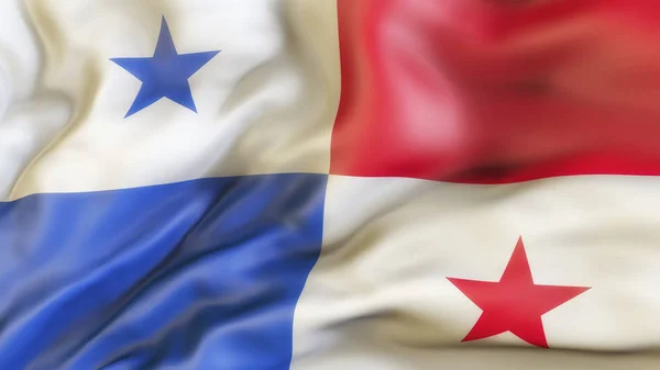 Verzicht auf Flagge Panamas — Stockfoto