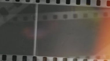 Antika arka plan ayarlayın. Eski Film geri sayım, çizik film şeridi arka plan