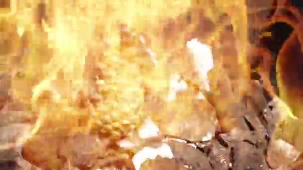  Charbons de feu, brûlant du charbon de bois comme fond 