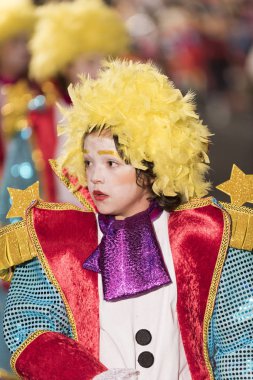 Tenerife, 25 Şubat: Karakter ve gruplar karnaval