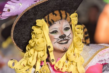 Tenerife, 25 Şubat: Karakter ve gruplar karnaval
