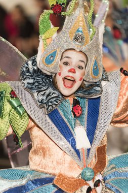 Tenerife, 25 Şubat: Karakter ve gruplar karnaval