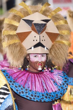 Tenerife, 25 Şubat: Karakter ve gruplar karnaval