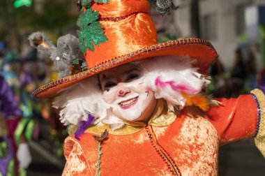Tenerife, 25 Şubat: Karakter ve gruplar karnaval
