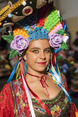 Tenerife, 25 Şubat: Karakter ve gruplar karnaval