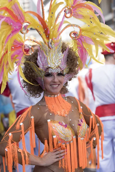 Тенеріфе, 05 березня: Символи і груп у карнавалі — стокове фото