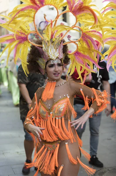 Teneriffa, 05. März: Charaktere und Gruppen im Karneval — Stockfoto