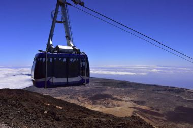 Volkan Teide, (Tenerife) 3718 metre. Doğal miras UNESCO