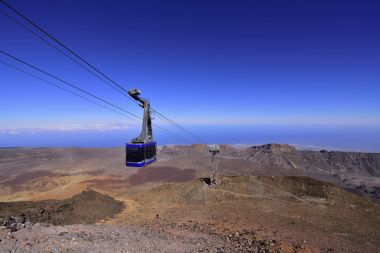Volkan Teide, (Tenerife) 3718 metre. Doğal miras UNESCO