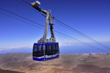 Volkan Teide, (Tenerife) 3718 metre. Doğal miras UNESCO