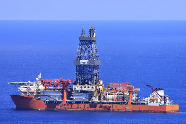 Tenerife 31 Temmuz: Gemi matkap. 31 Temmuz 2017 Tenerife (Kanarya olduğunu