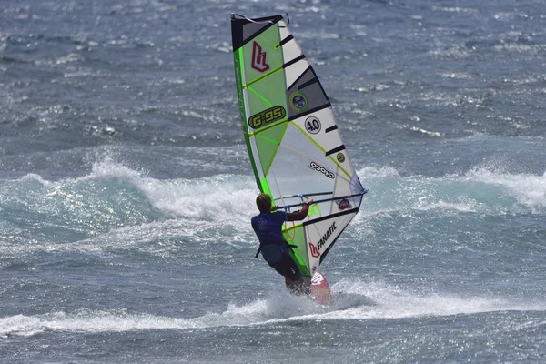 TENERIFE AUGUST 11: PWA Surfing, August 11, 2017 Tenerife — Stock Photo, Image