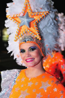 Tenerife, Şubat 10: Karakter ve gruplar karnaval