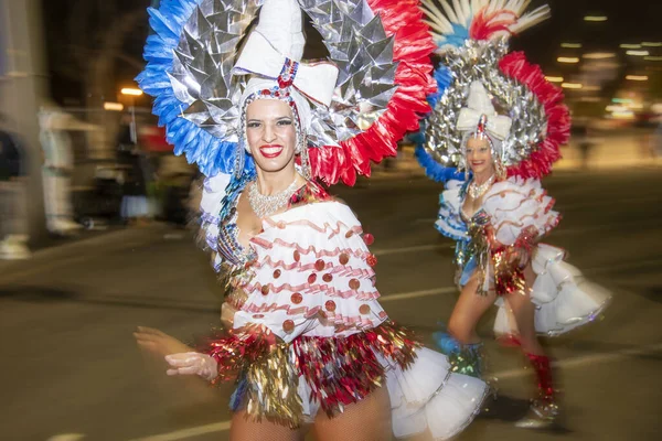 Tenerife España Febrero 2020 Festival Carnaval Las Calles Santa Cruz — Foto de Stock