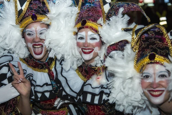 Tenerife Spain February 2020 Carnival Festival Streets Santa Cruz Tenerife — Stock Photo, Image