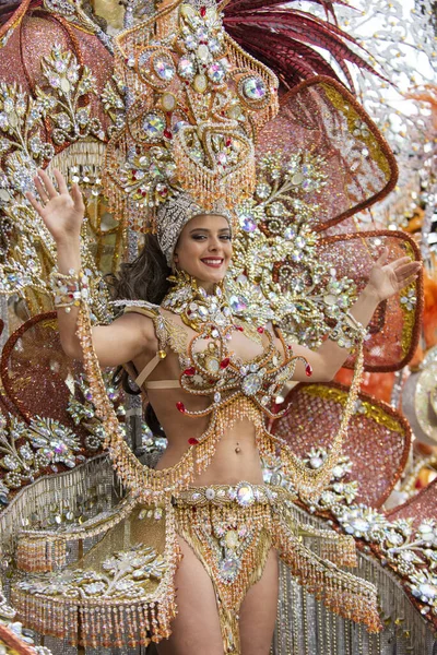 Tenerife Spain February 2020 Carnival Festival Streets Santa Cruz Tenerife — Stock Photo, Image