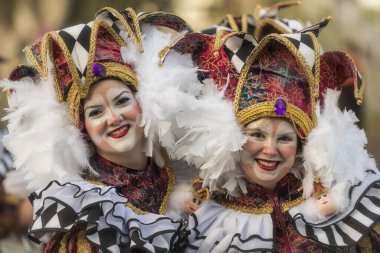 TENERIFE, SPAIN - FEBRUARY 22, 2020: Carnival Festival in the streets of Santa Cruz de Tenerife. February 22, 2020
