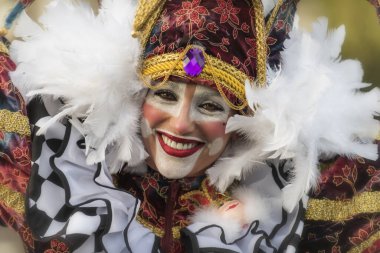TENERIFE, SPAIN - FEBRUARY 22, 2020: Carnival Festival in the streets of Santa Cruz de Tenerife. February 22, 2020