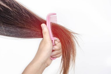 dağınık, karışık, sorun, dağınık saç