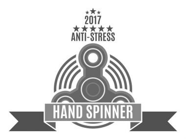 Poster vektör çizim Spinner stres kaldırma küçük bir Usefu