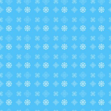 Kar taneleri ambalaj kağıdı mavi arkaplan yeni yıl