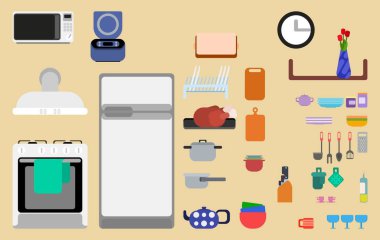 Mutfak mobilya iç Ayrıntılar yelpazesi