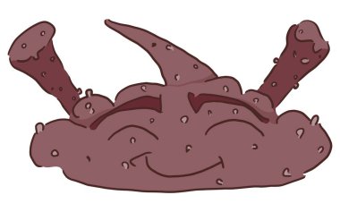 bok ve ellerini neşeyle dalgaları