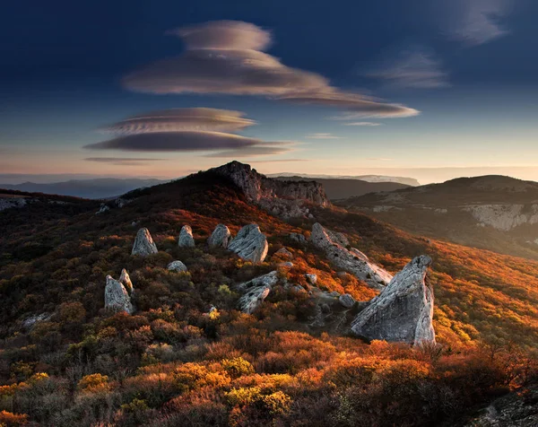 El Templo del Sol de Otoño Fotos de stock libres de derechos