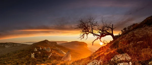 Krym. Nádherný kruhový rozhled — Stock fotografie