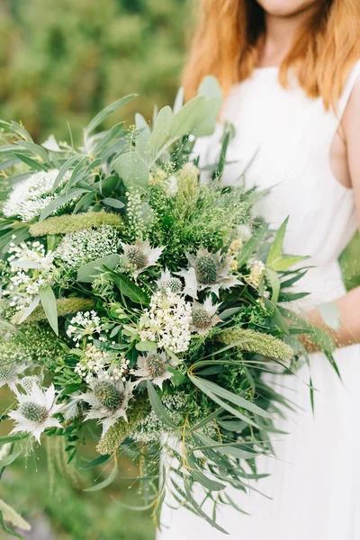 Ramo de boda verde — Foto de Stock