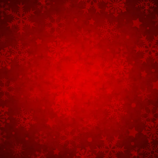 Red Christmas background — Stock Vector