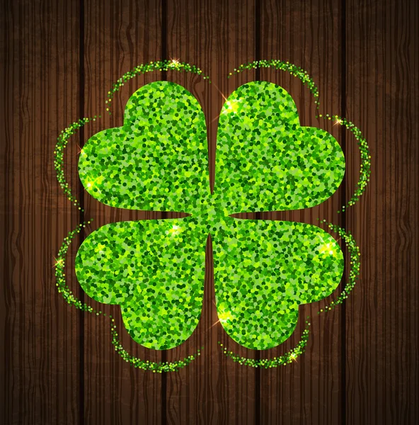 Abstract clover leaf — Stock Vector