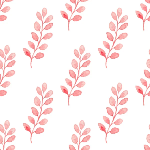 Pattern with pink branch — Stock Photo, Image