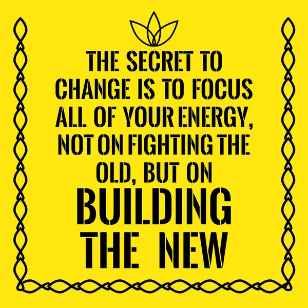 Motivasyonel teklif. Gizli değiştirmek için tüm odaklanmaktır,